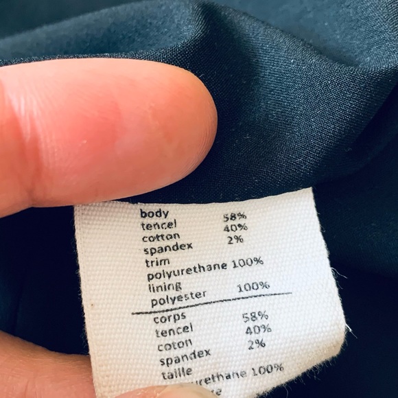 LOFT 82 S faux leather Tencel zip boho hippie moto grunge khaki festival crop - Picture 7 of 8